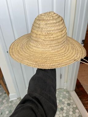 Natural Woven Straw Sun Hat